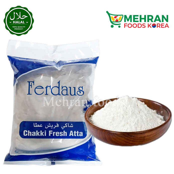 FERDAUS Chakki Fresh Atta (Flour) 5kg 차키 아따 : Mehran Foods