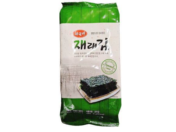 한번 먹어보면 한번만 먹는게 불가능한 하늘비 재래김 35g(가정용, 업소용, 선물용) : 건어물 천지