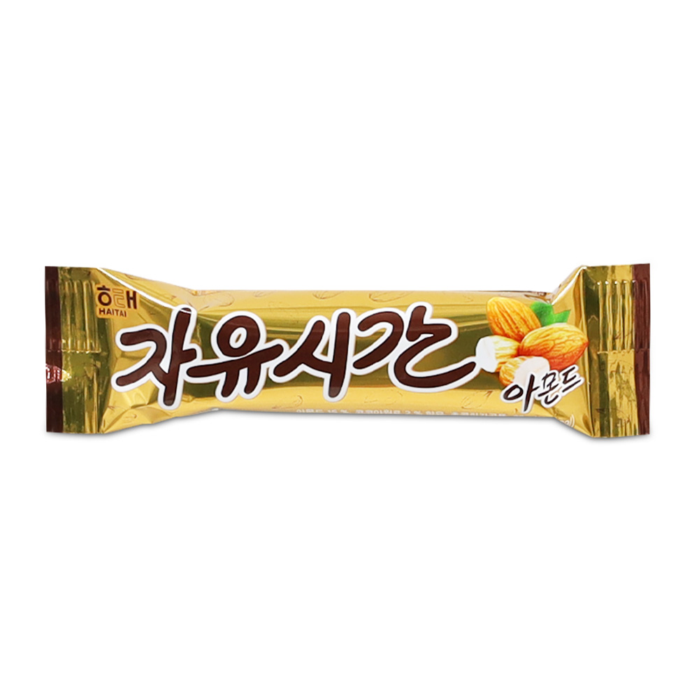 해태 자유시간 아몬드 36g : 까까무까
