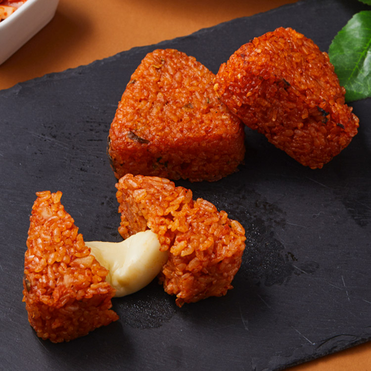 오꾸밥 김치치즈 오븐에 꾸운주먹밥 100g, 6개 : 카페이노스주식회사