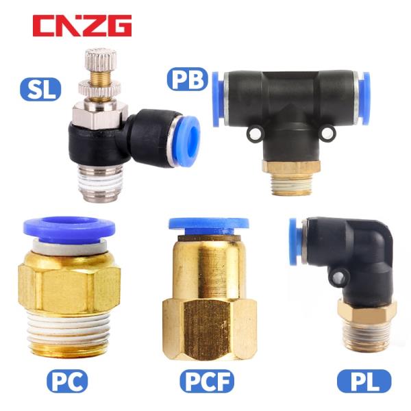 볼베어링 각관 각파이프 조인트 파이프 알루미늄 공압 에어 커넥터 피팅 P PF/PL/PLF 4mm 6mm 스레드 1/ 3/ 1/2, 호스 파이프 퀵 : 김덕샵