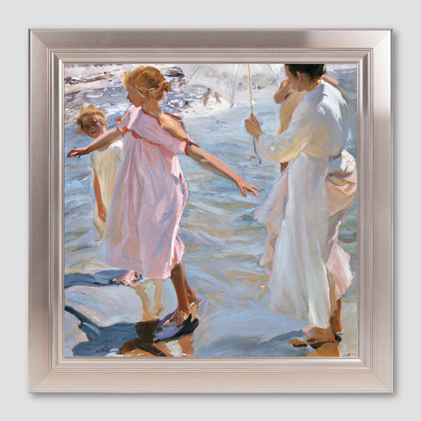 목욕시간 - 호아킨 소로야 Joaquin Sorolla /캔버스판넬 /30x30 : 8 plus 1