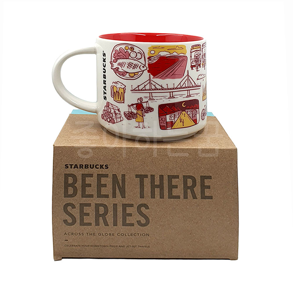 스타벅스 라오스 비엔티안 빈 데어 시리즈 LAOS VIENTIANE BEEN THERE SERIES 컬렉션 머그 414ml/스타벅스 해외 한정판 : 좋아하는꿈