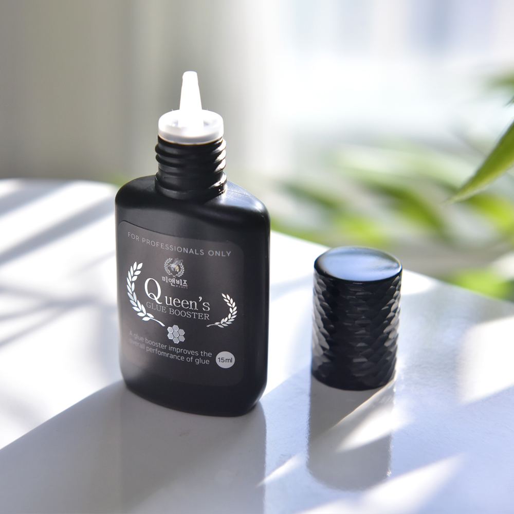 속눈썹연장재료 글루강화제 미앤비즈 퀸즈 투명 멜론향 15ml 부스터 : 샤인뷰티