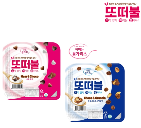 (남양)또떠불 하트초코125g x 6팩 + 눈꽃초코&그래놀라 125g x 6팩 2종류 총 1500g 12팩 : 메가마트마켓