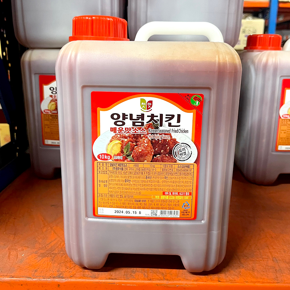 청우 양념치킨소스(매운맛) 10kg : 푸드k몰