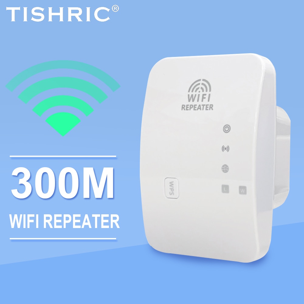 기가와이파이 TISHRIC M-95A 무선 리피터 300M 와이파이 신호 증폭기 네트워크 익스텐더 라우터 부스터 홈 오피스 : 니더마켓쓰리