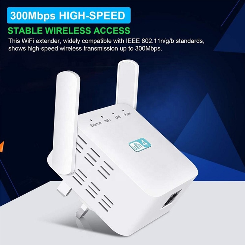 기가와이파이 Zbtlink WD-R611U 와이파이 라우터 익스텐더 신호 2.4 그램 고속 300Mbps 무선 리피터 미니호환 부스터 홈 오피스... 