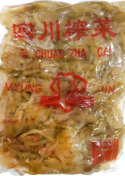 짜사이 명진푸드 500g 사천 쨔샤이 솔티드 차이니스 래디쉬 중국 짜샤이 짜차이 코끼리표 : SB푸드