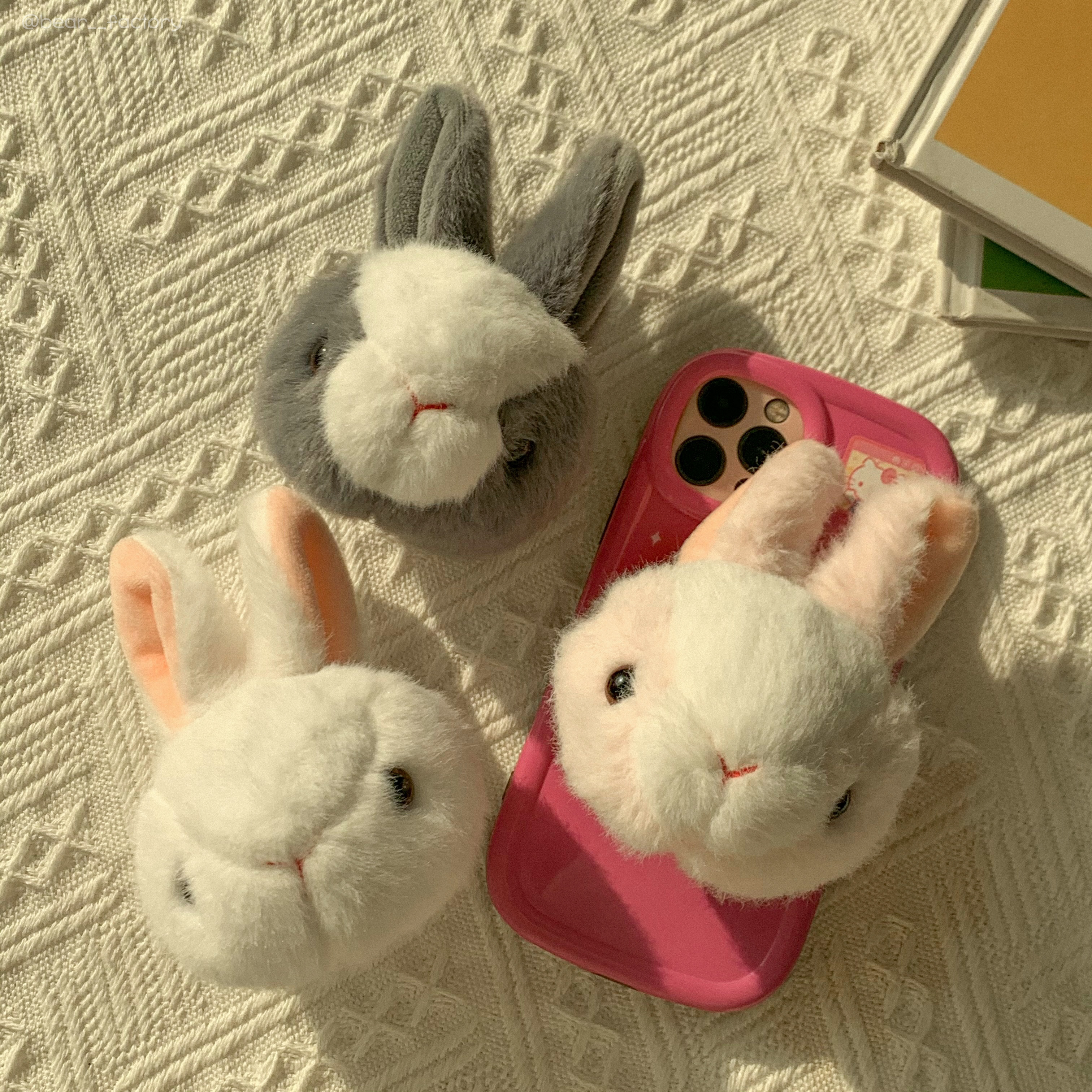 왕토끼 인형 휴대폰 거치대 스마트톡 : 곰돌이공장