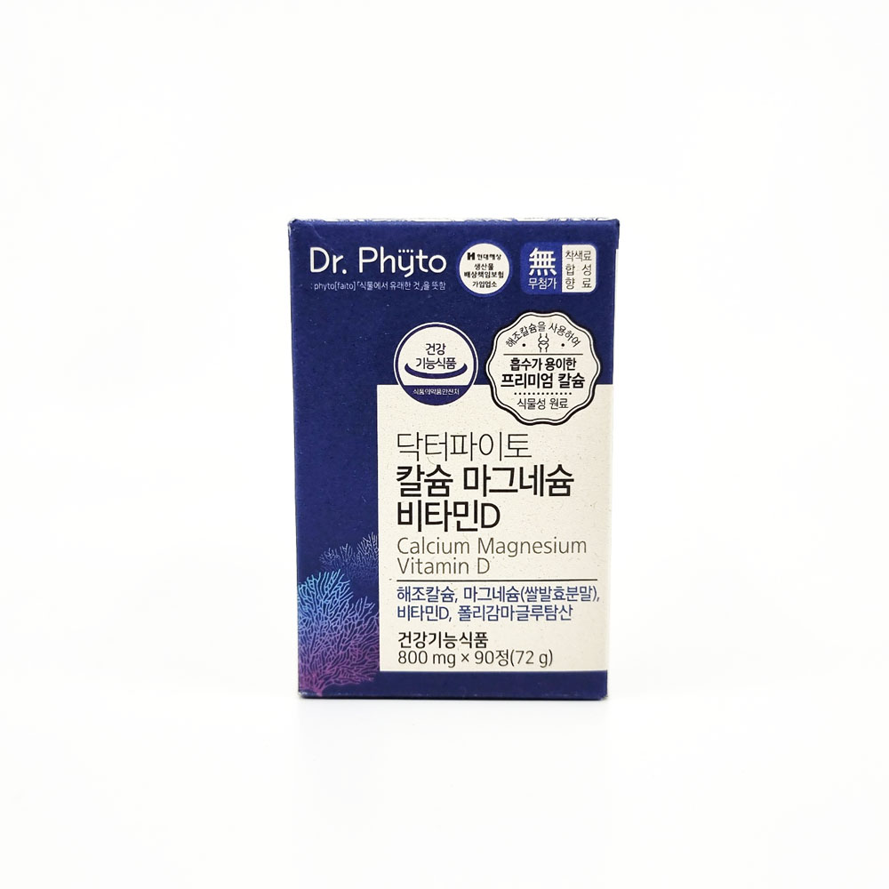 닥터파이토 칼슘 마그네슘 비타민D 800mg x 90정 : THE 담다