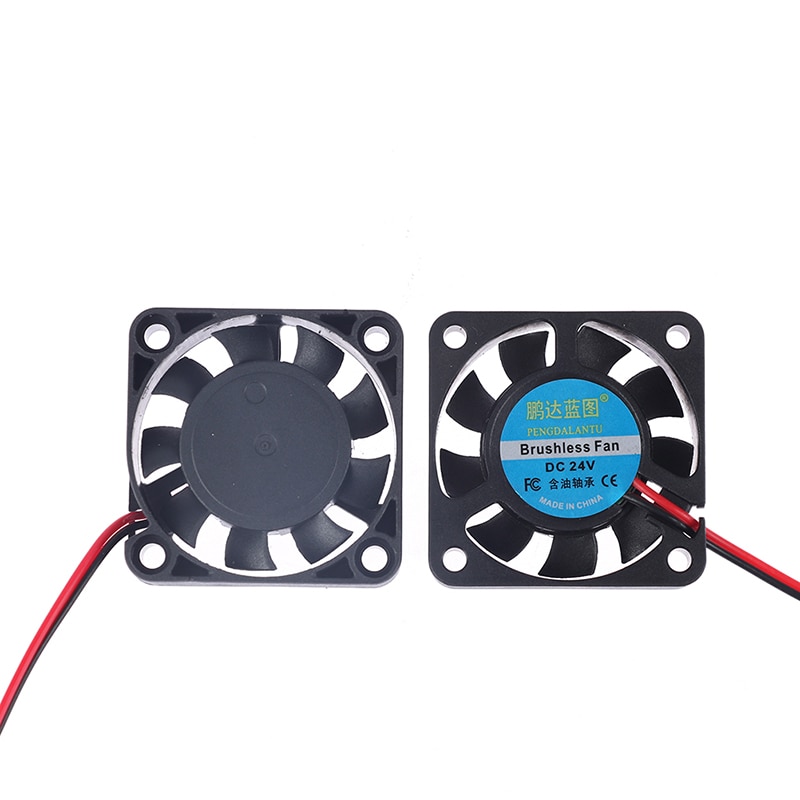 1PC 3D 프린터 부품 팬 4010 2 핀 40x40 X10 Mm 그래픽 카드 DC 5V / 12V 24V 액세서리 : 니더마켓쓰리