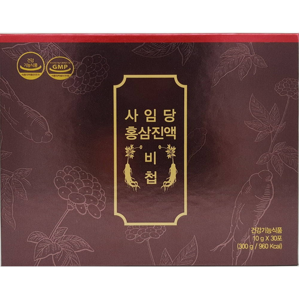 사임당 홍삼진액비첩 10gx30포 : 아하코스