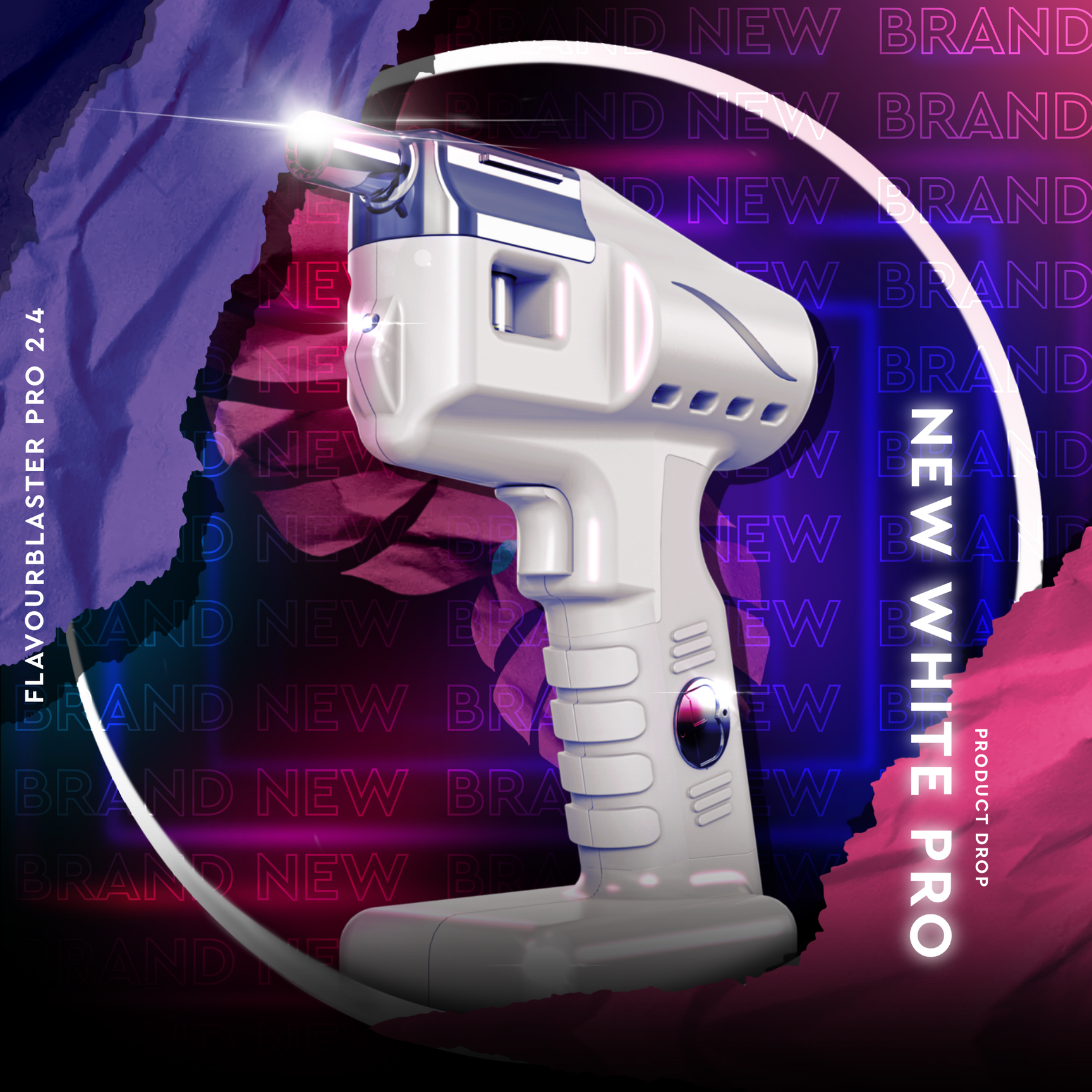 FLAVOUR BLASTER-KIT-PRO 2 SPECIAL EDITION 플레이버 블라스터 프로 2 키트 스페셜 에디션 화이트 : 플레이버 블라스터 코리아