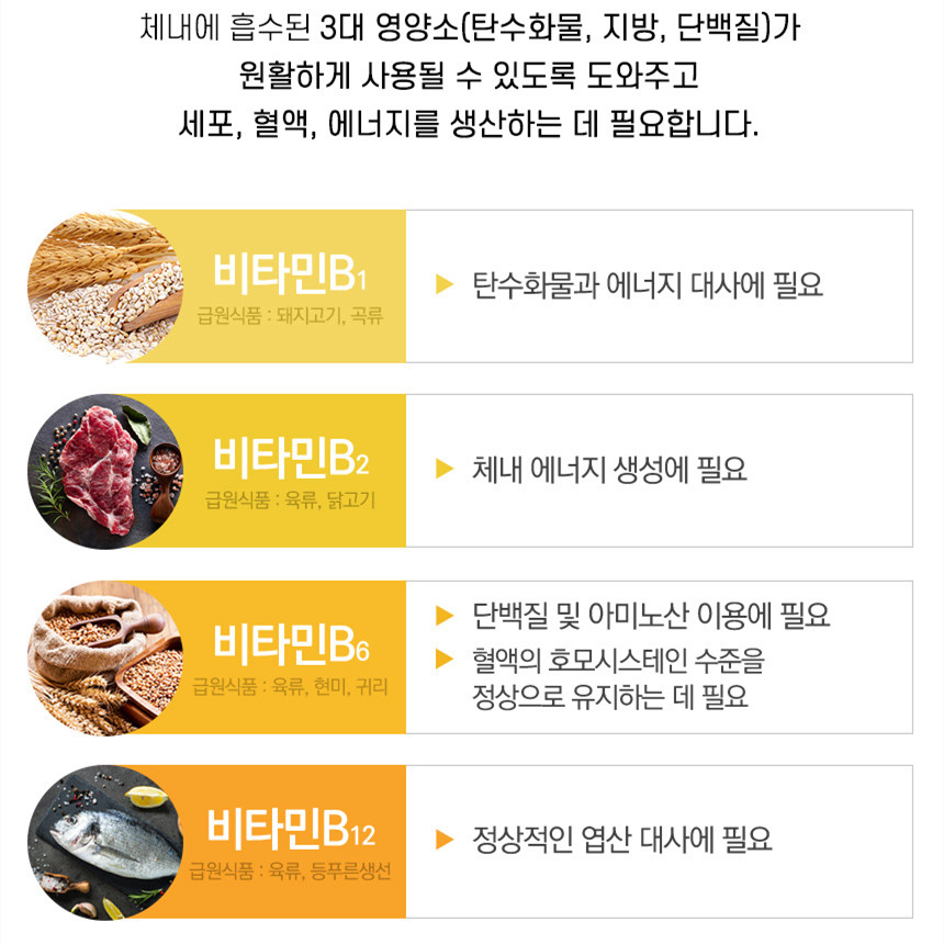 [건강기능식품] [캐나다산] 네추럴라이즈 활성비타민B100 컴플렉스 1350mg x 90정 8가지 활력 비타민B군 비타민B1 B6 B2 B12 비오틴... 