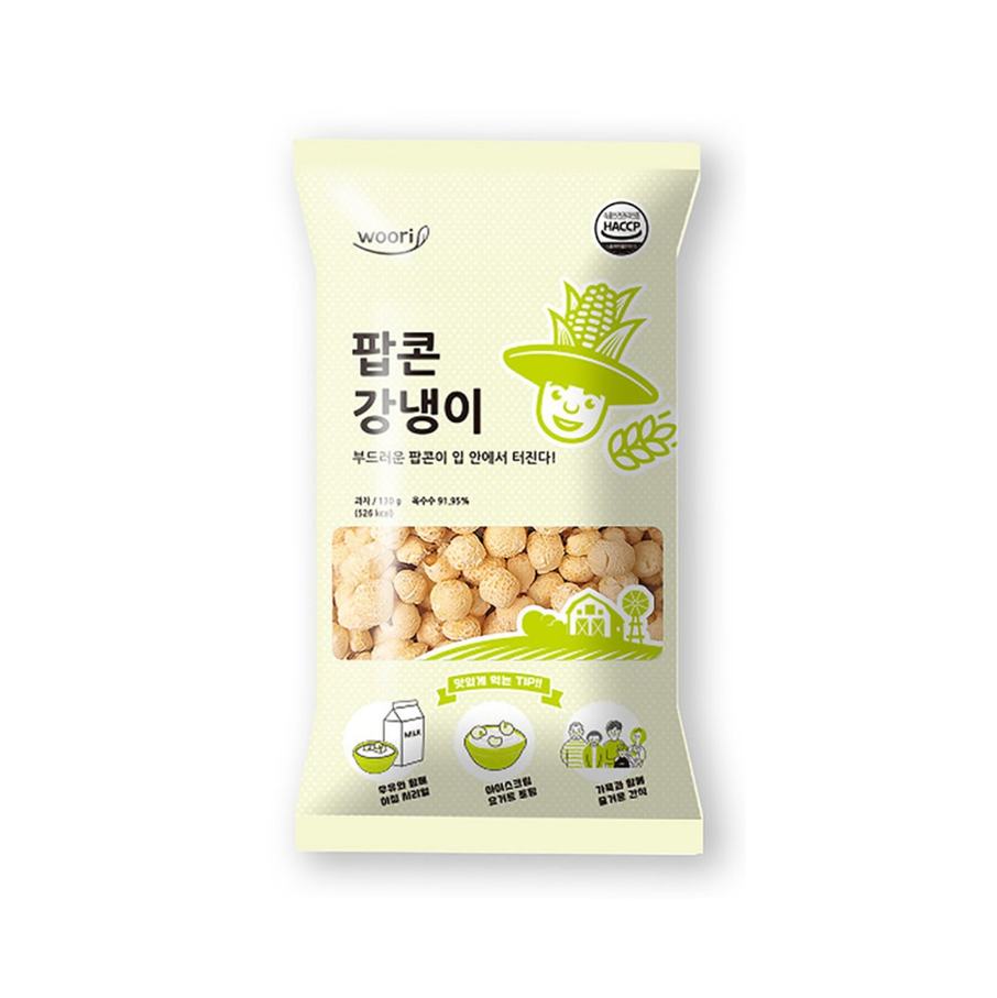 우리식품 팝콘 강냉이 130g, 1개 : 이레마켓몰