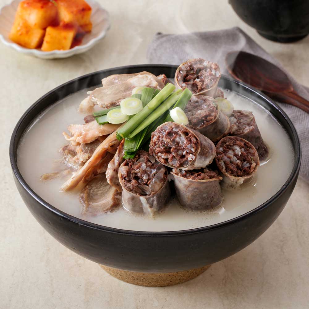 (무료배송) 국내산 고기순대 황기사골 순대국600g 1팩 : 아빠식당