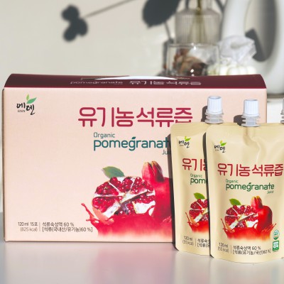 [에덴식품]유기농석류즙 (120ml x 15 ) : 고흥몰
