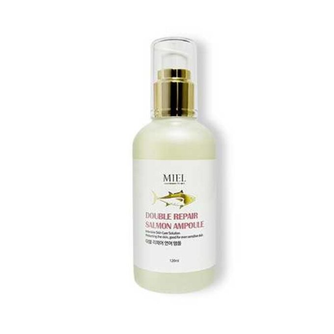 미엘 더블 리페어 연어 앰플 120ml 미백 주름개선기능성+마스크팩10장무료 : 이지에스테틱스토어