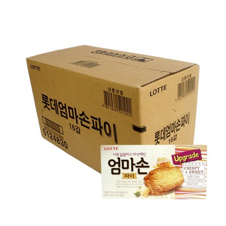 롯데 16입 127g 엄마손파이 : 꽁이상사