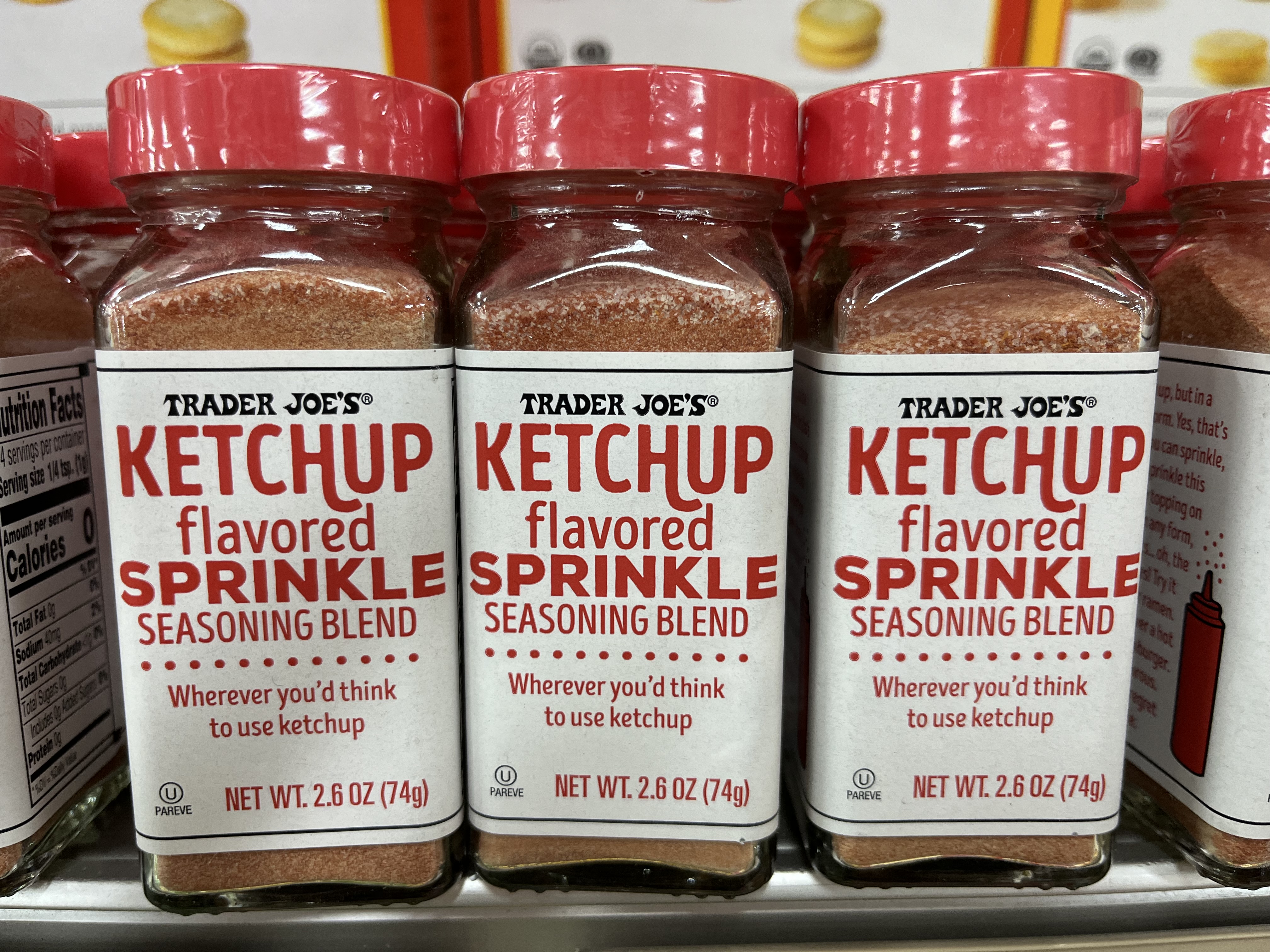 트레이더조 케첩맛 스프링클 (시즈닝) 74G, (4통, 총 296G), Trader Joes Ketchup sprinkle : 3INAROW