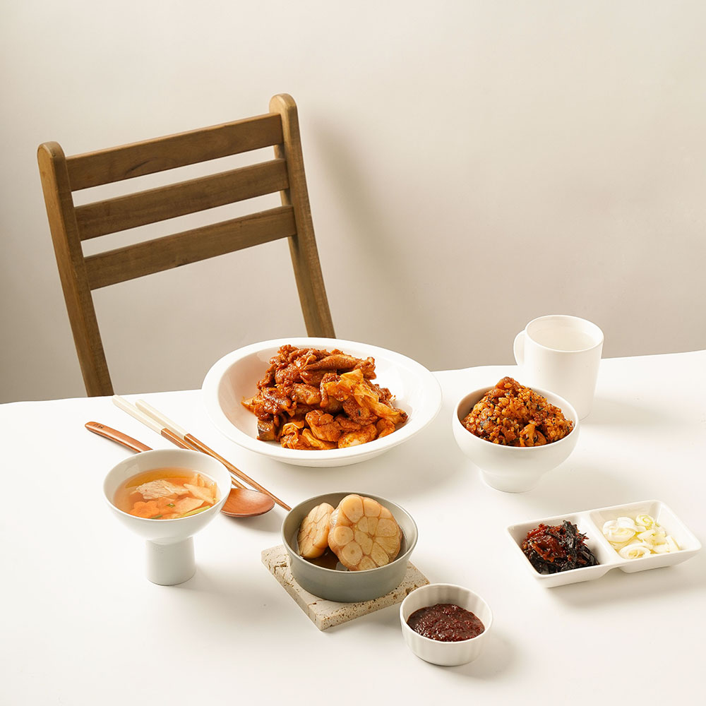 춘천 광덕 장가네 닭갈비 순쌀떡 세트메뉴  밀키트 택배(2kg) : 춘천 광덕 장가네 닭갈비