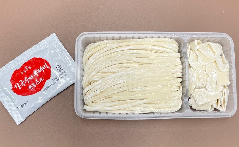 우정본가 생칼국수 생칼제비 생칼국수 450g 1kg 3봉 겨울음식 : 우정본가몰
