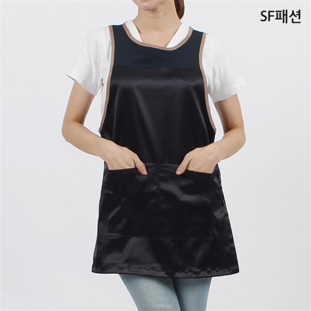 공단 원피스 앞치마 유니폼 요양 복지센터 단체 바자회 식당 서빙 가정 카페 : SF패션