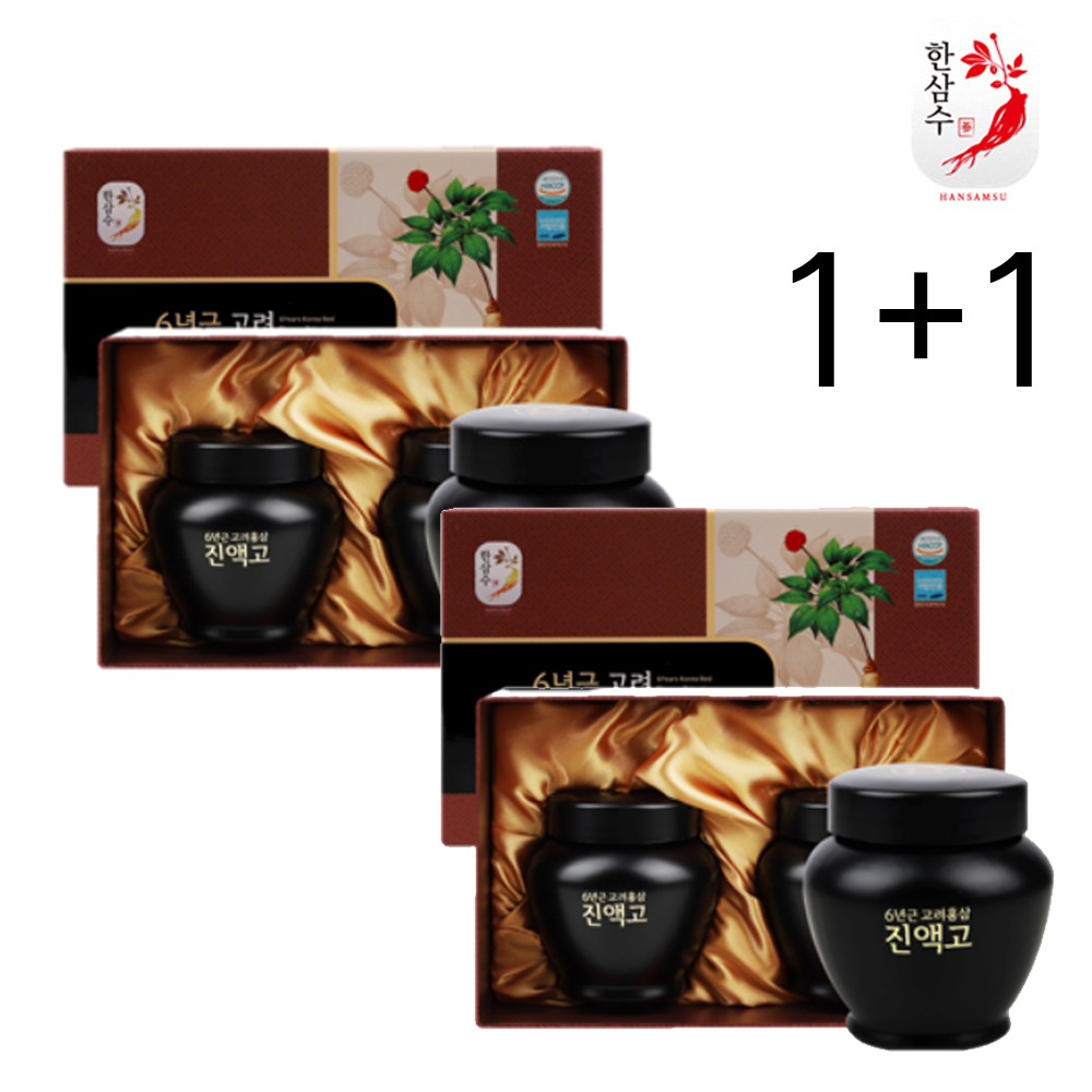 1+1 (주)대한홍삼진흥공사 6년근 고려 홍삼 진액고 (500gX4) 홍삼정 선물 : 보람마켓