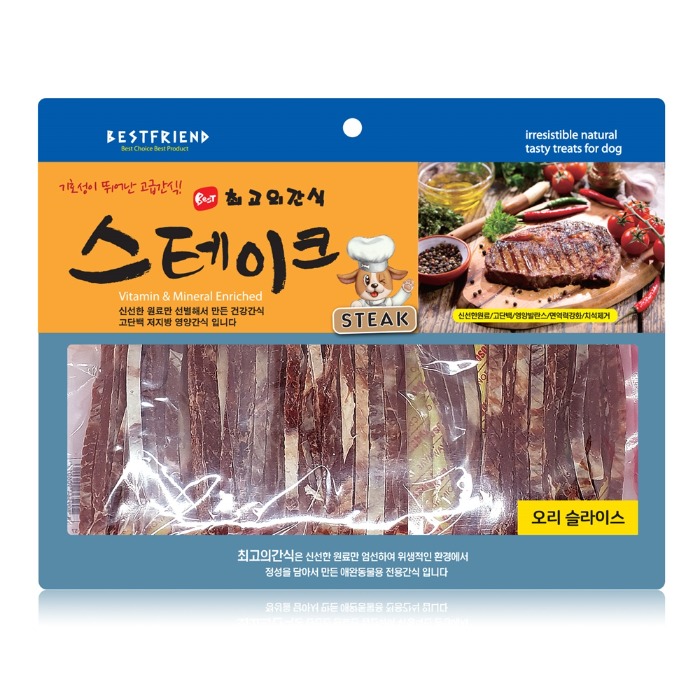 ♠[최고의 간식 STEAK] 오리슬라이스 400g : 부림상사