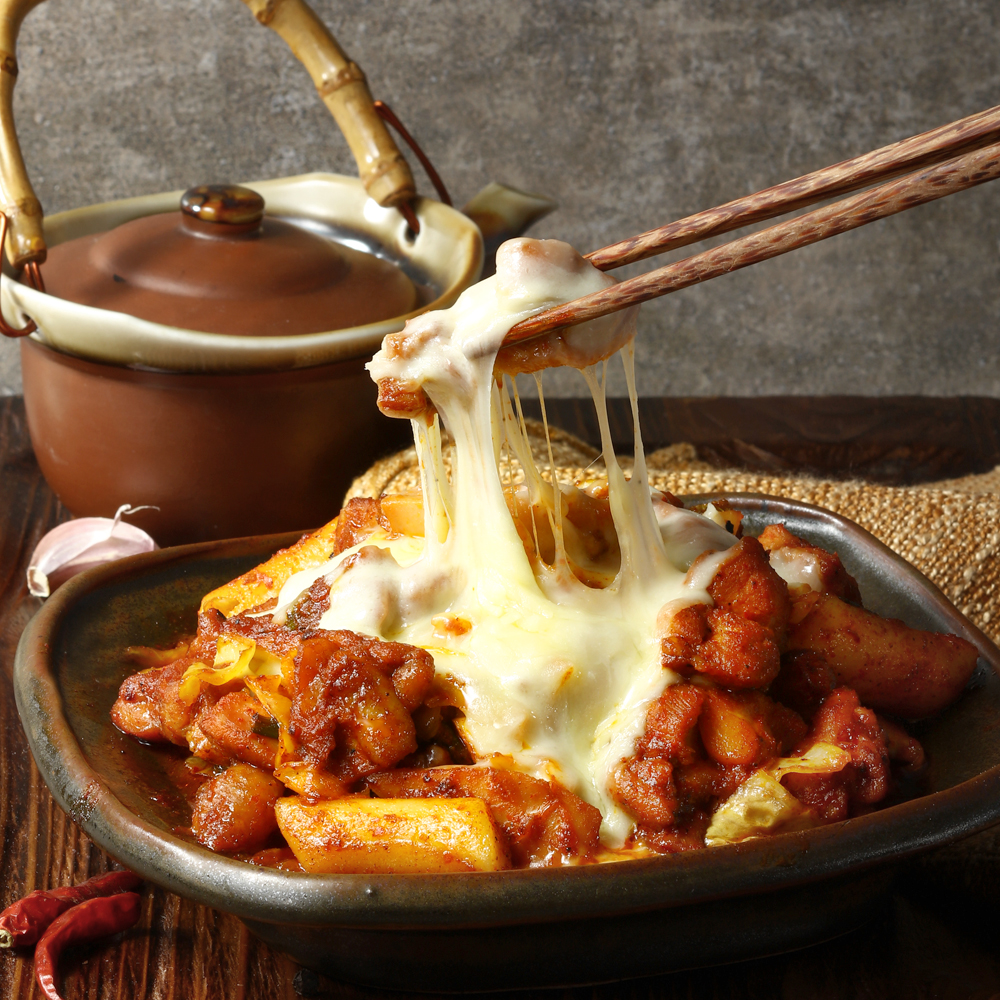 춘천 광덕 장가네 치즈닭갈비  밀키트 택배(1kg) : 춘천 광덕 장가네 닭갈비