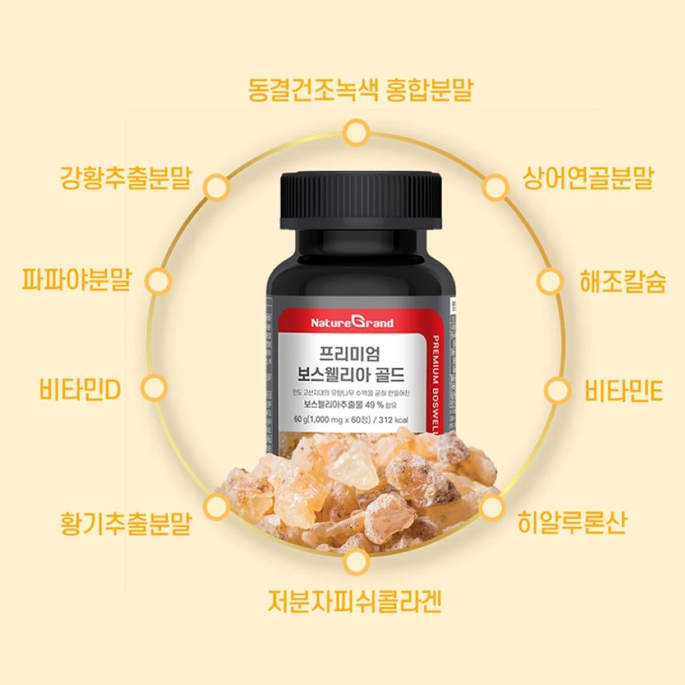 보스웰리아 추출물 효능 보스웰릭산 2개월 : 웰빙컴퍼니