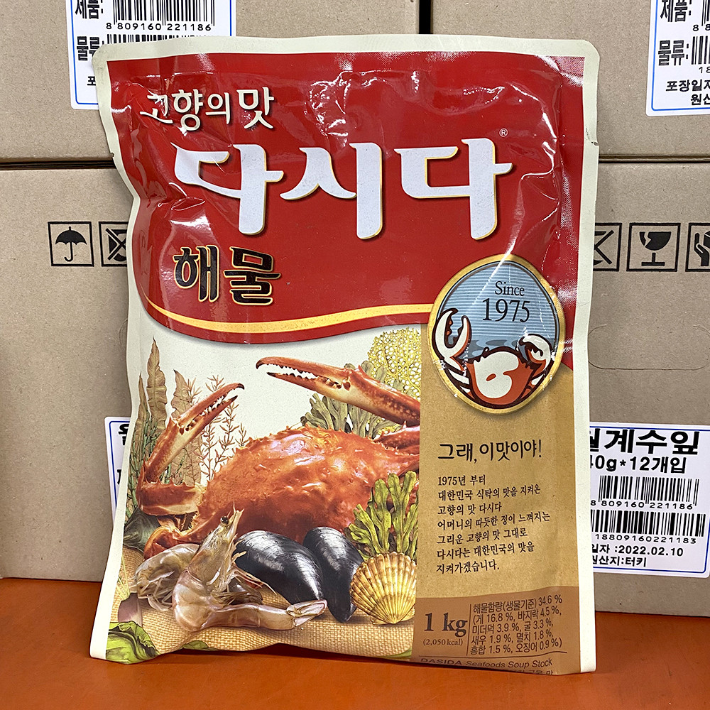고향의맛 해물 다시다 1Kg : DaSom푸드