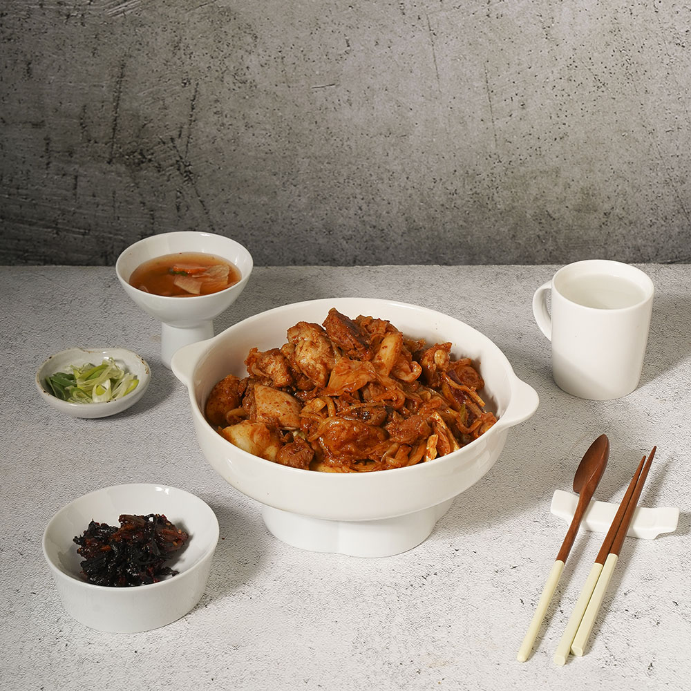 춘천 광덕 장가네 닭갈비 순쌀떡 세트메뉴  밀키트 택배(2kg) : 춘천 광덕 장가네 닭갈비