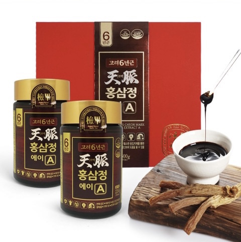 고려6년근 천맥 홍삼정 에이A 500g 2병 4병 금산홍삼 진세노사이드 면역력 부모님선물 : 힐링상사