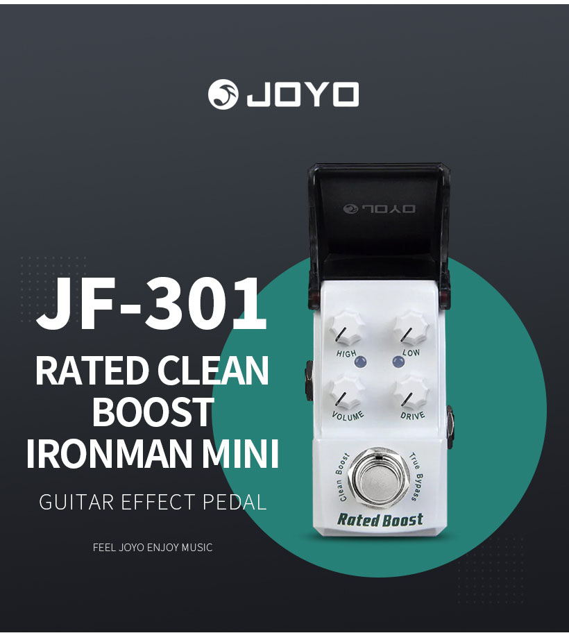 JOYO Ironman Effect JF301 JF-301 클린 부스터 : 나이스뮤직