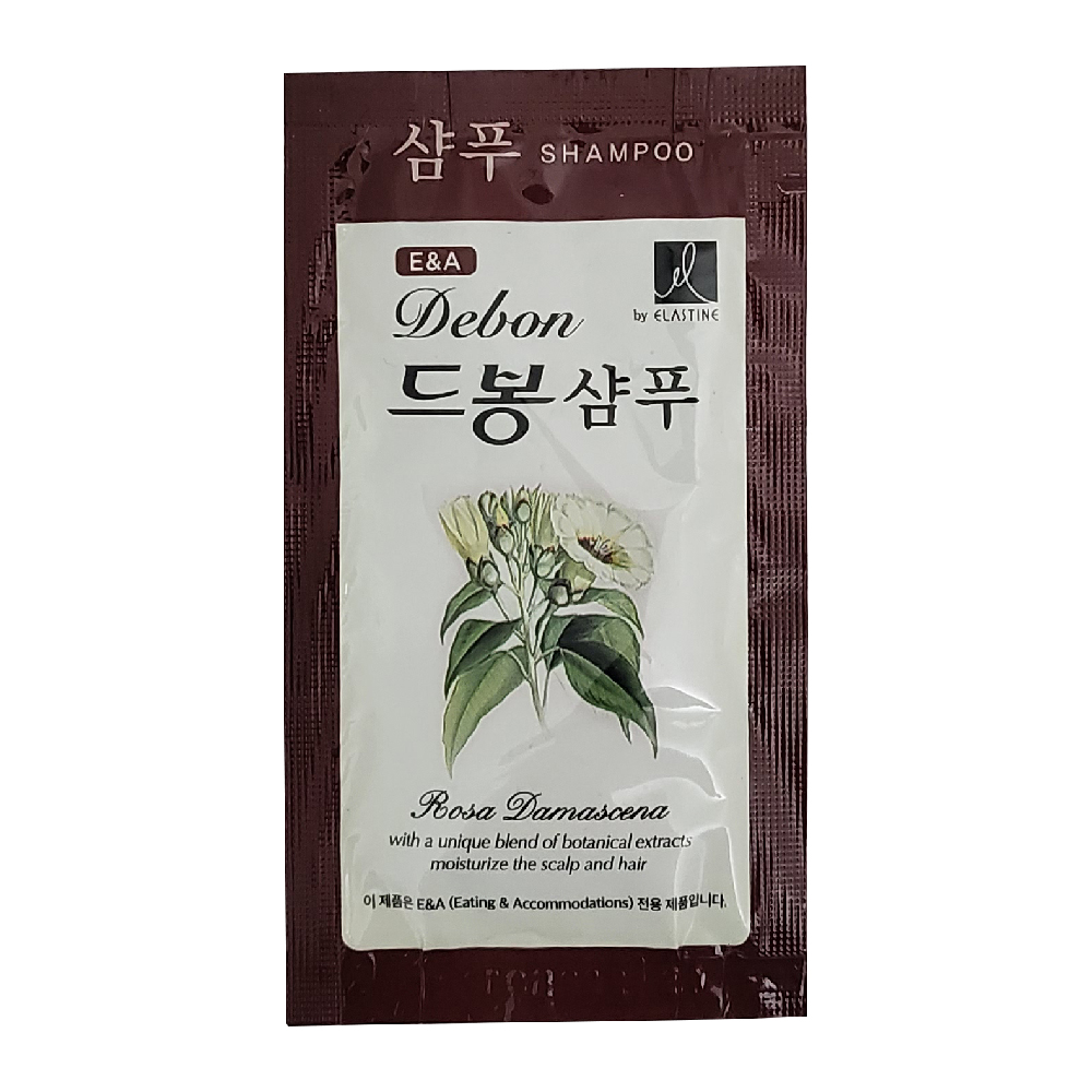 LG생활건강 엘라스틴 드봉 샴푸 8ml 일회용 샴푸린스 여행용 파우치 : 제제코스