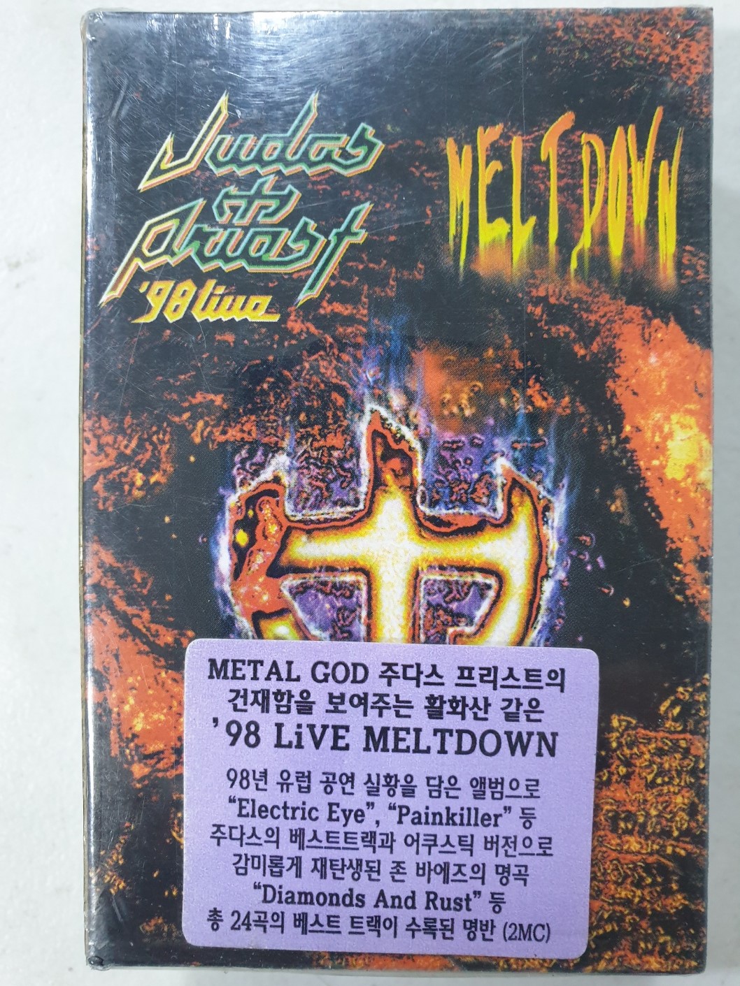 Judas Priest 98 Live Meltdown   (미개봉  2카세트테이프 TAPE) : 꾀꼬리음악사1
