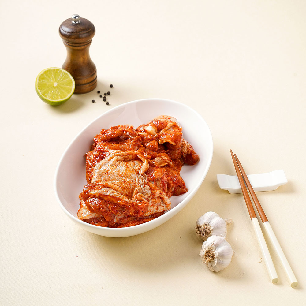 치즈떡 세트메뉴 닭갈비 밀키트 택배(2kg) : 춘천 광덕 장가네 닭갈비