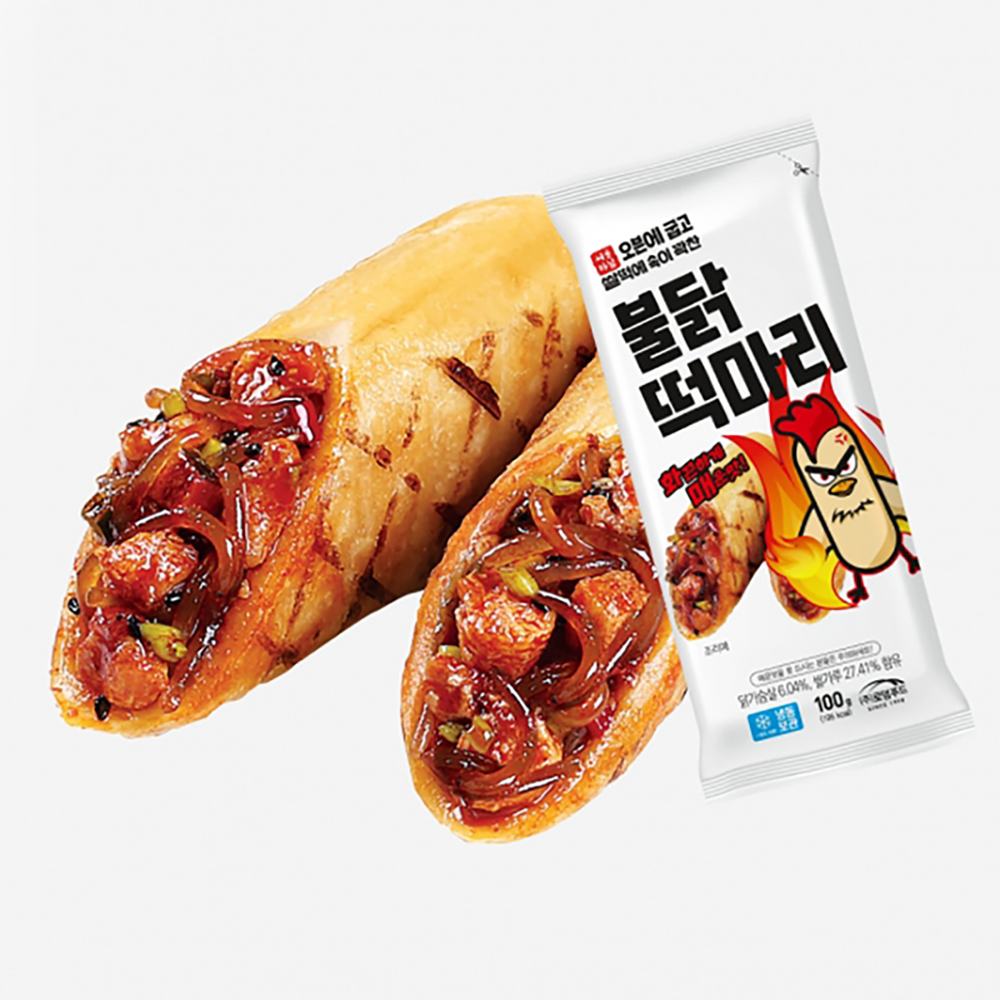 서울마님 쌀로만든 불닭 떡마리 100g 12개 (로젠푸드) : 마미스그린마켓