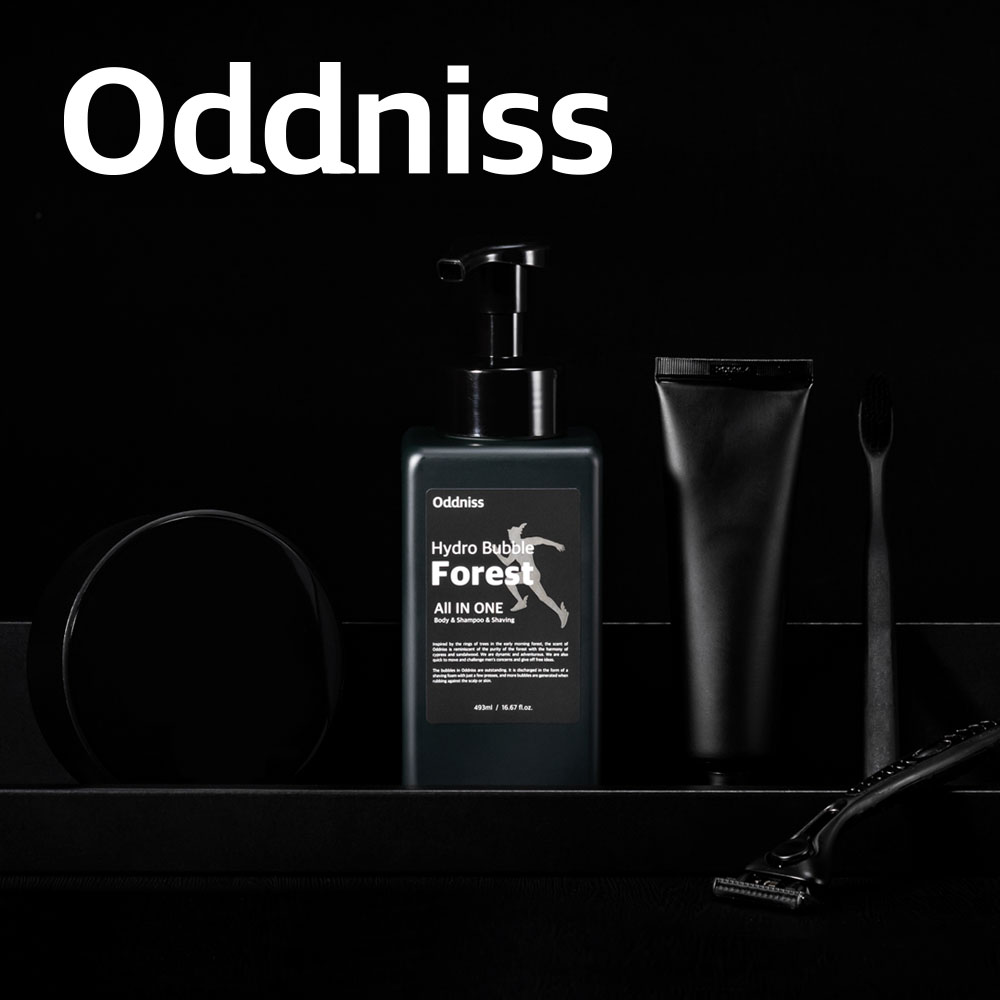오드니스 하이드로 버블 향좋은 남자 올인원 클렌저 포레스트 퍼퓸 493ml 땀냄새제거 : 오드니스
