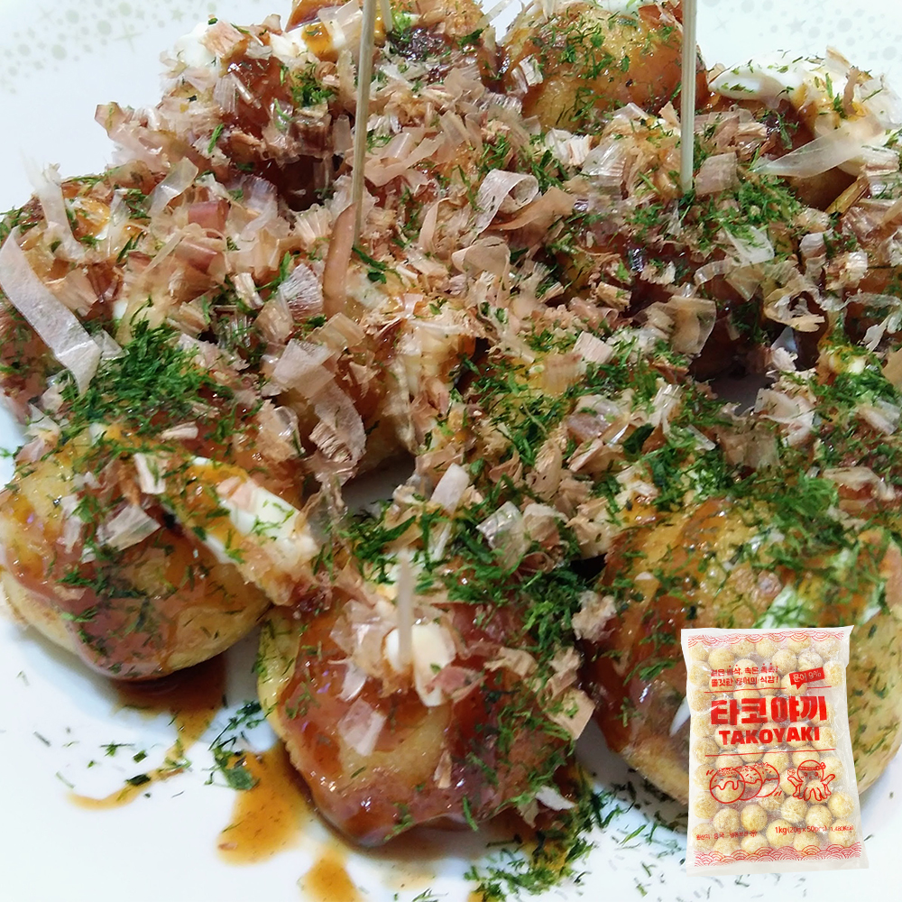 [이제이푸드스토리] 타코야끼 1kg 문어 빵 볼 : 이제이 푸드스토리