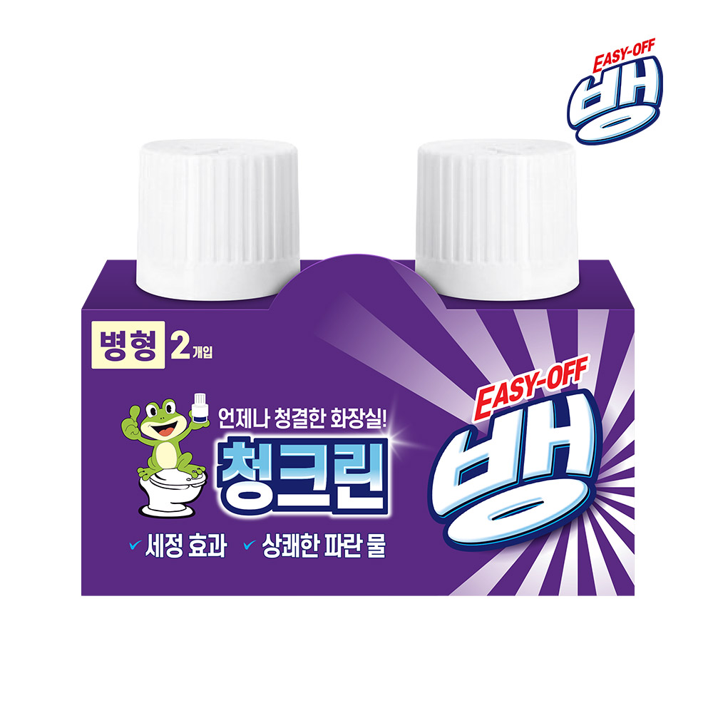 이지오프뱅 청크린 병형 2개입 x 5세트 / 변기세정제 : 레킷코리아 공식몰