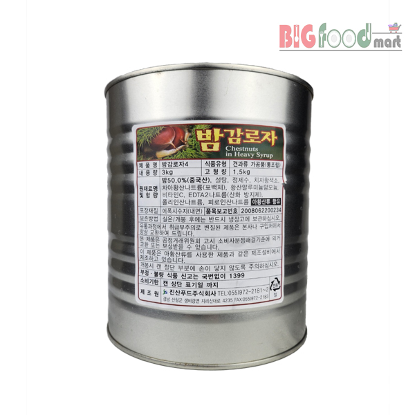 진산 밤감로자 3kg : 빅푸드마트