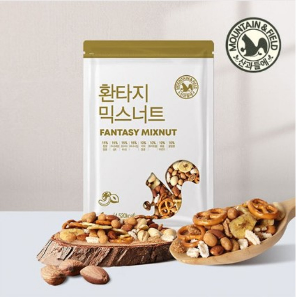 산과들에 환타지 믹스너트 1kg x 2개 : 리빙어센틱