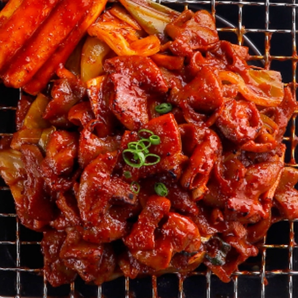야채 돼지 곱창 수제직화 밀키트 200g : 어게인햇발