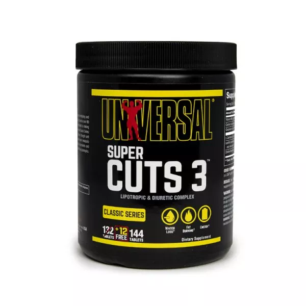 유니버셜 뉴트리션 슈퍼컷3 Super Cuts3 144정 : 몬스터플렉스