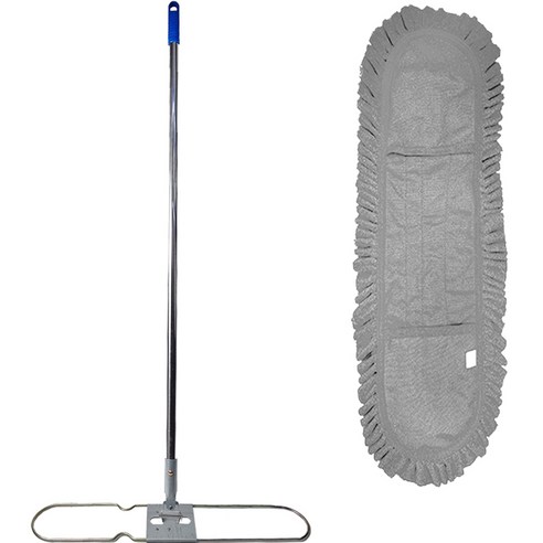 월드크린 극세사 리스킹 그레이 105cm + 판 + 스텐자루 세트 : 월드크린 주식회사