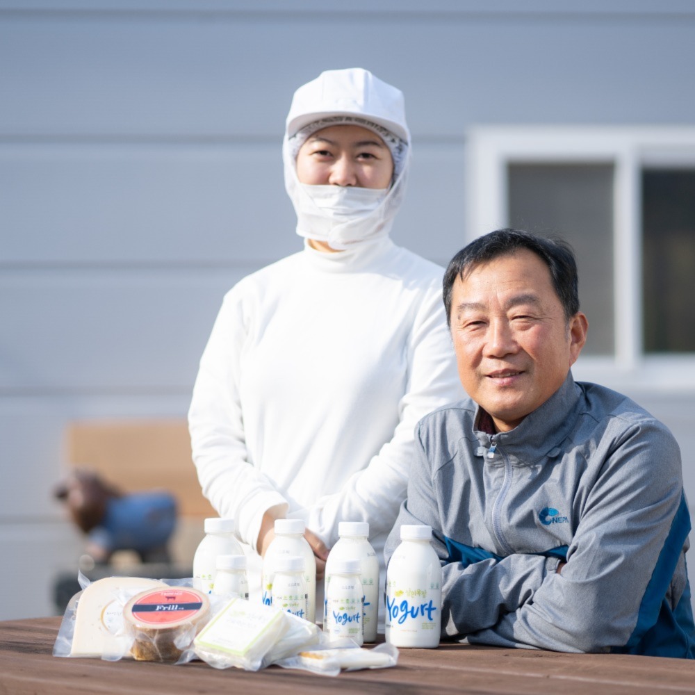 플레인요거트 유산균 요거트스타터 산지직송 삼민목장 함양군 지리산 HACCP 500ml : 청정한끼푸드마켓