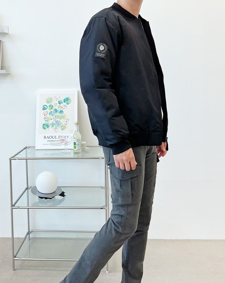 쵸리네 남성의류 남자 커플 블루종 패딩항공점퍼 : 쵸리네 스토어